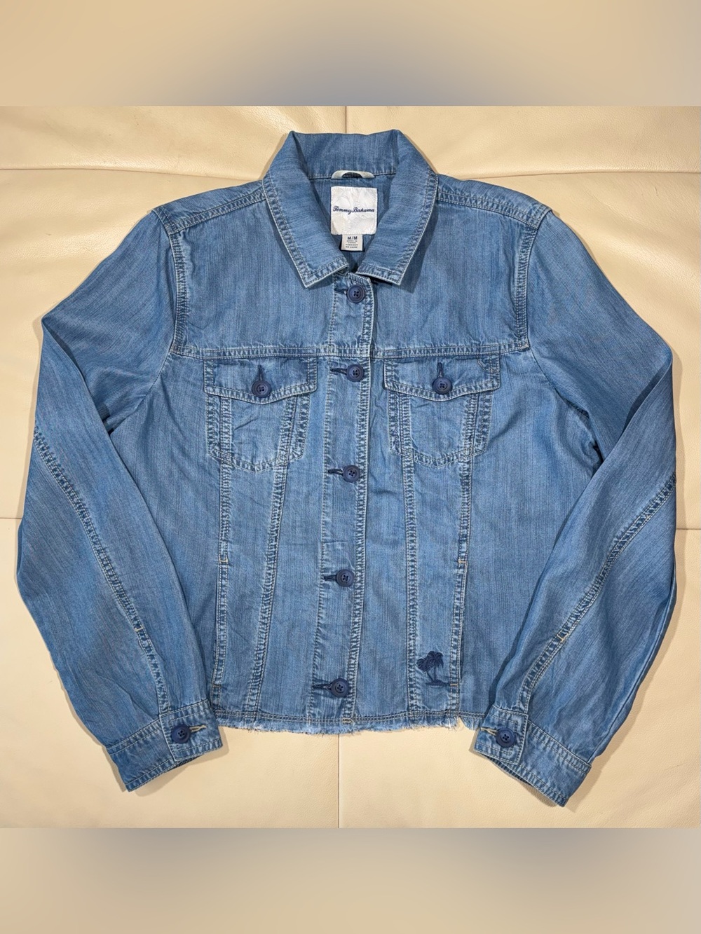 Tommy Bahama Chambray O’Lei Shirt Jacket - Picture 6 of 16